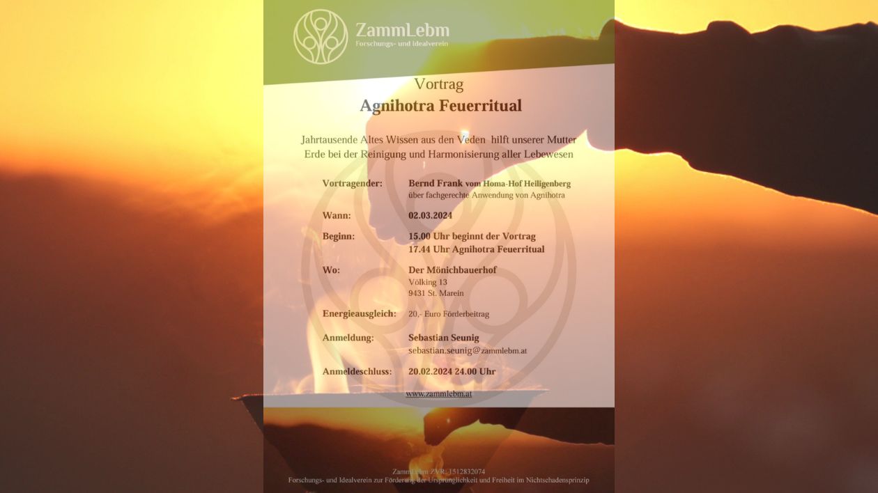 Agnihotra Feuerritual_02032024_ZammLebm_Bernd Frank